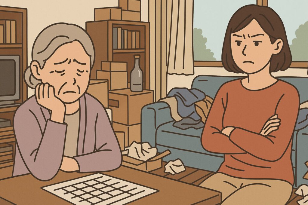 同高齢の親と同居はストレスでイライラ。生活費はいくらもらう？居したくない・疲れると感じたときの対処
