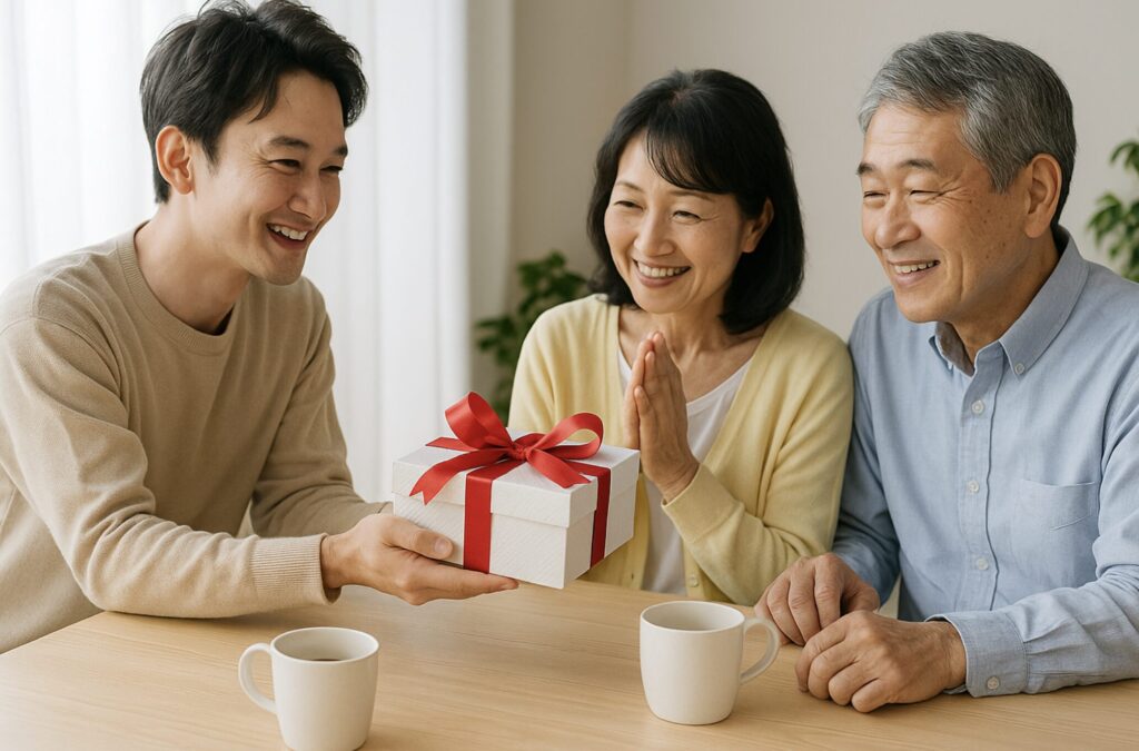 初任給で親へプレゼント。おすすめは？