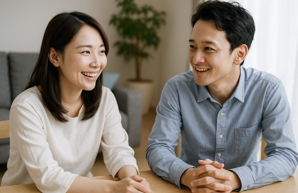 自分の機嫌を取るのが上手い人と自分の思い通りにならないと不機嫌な人。旦那との会話で笑顔を増やす